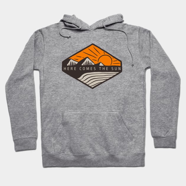 Here Comes the Sun Hoodie by BodinStreet